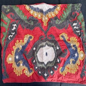 Pottery Barn Ikat Patterned Euro Sham